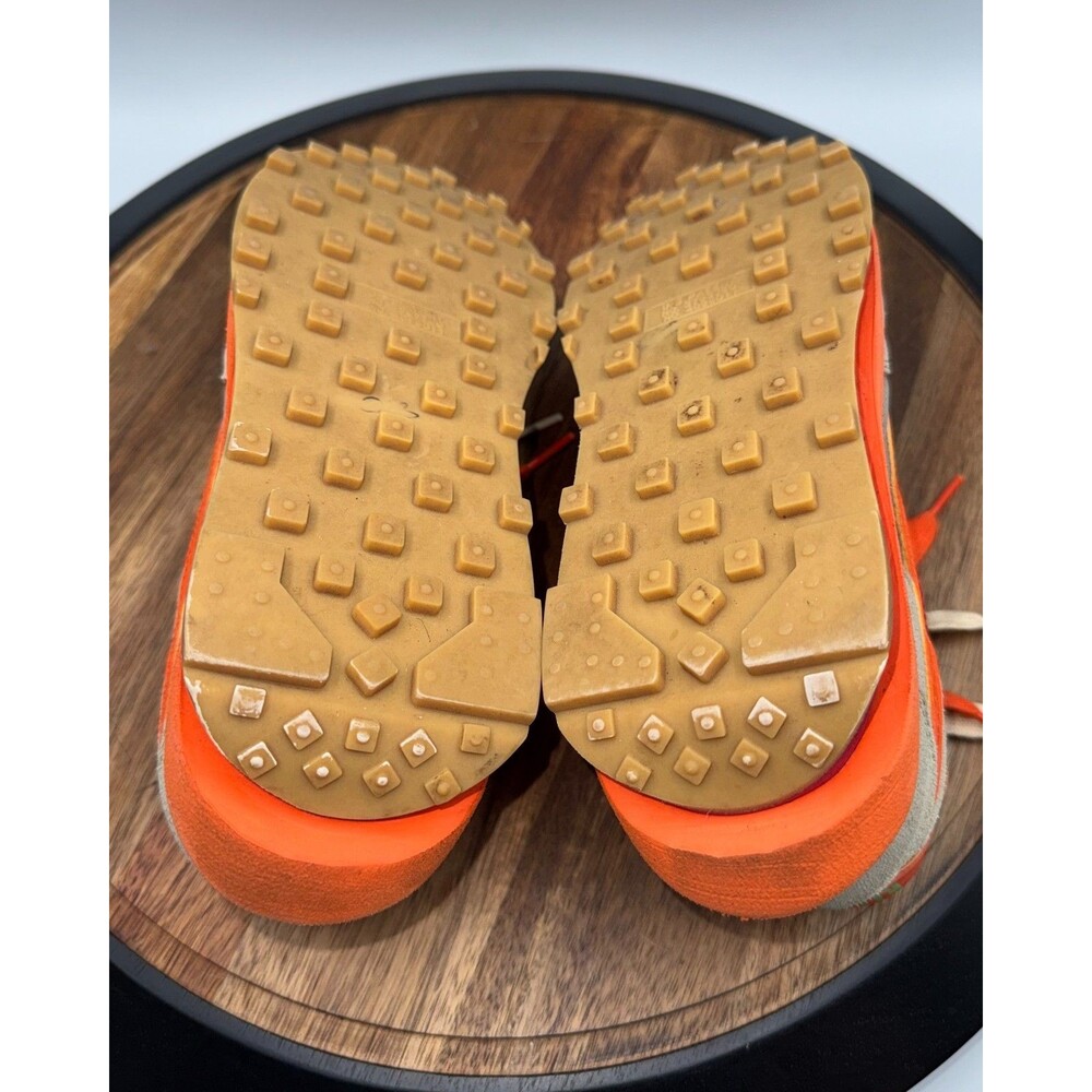 NIKE LDWaffle Net Sacai Mens 8 Orange Blaze Clot Running Shoe Trainer DH1347-100 - Picture 8 of 11